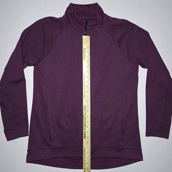 Kirkland Signature Womens Purple Full Zipped Exercise Jacket Size XL - Picture 11 of 12